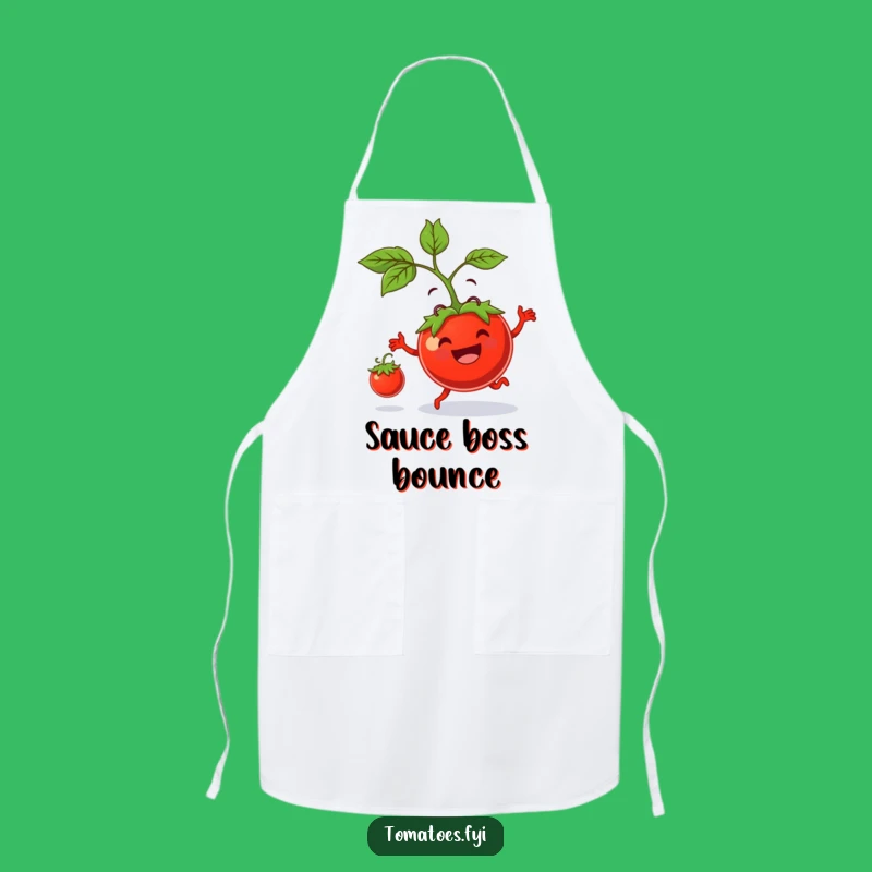 Funny Tomato Parent Apron: Hilarious Kitchen Gift for Dads and Moms Bouncing Baby Taters!