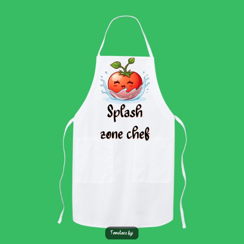 Funny Tomato Apron: Splashing Chef, The Ultimate Funny Kitchen Gift!