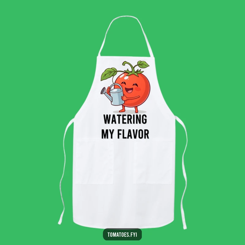 Funny Jovial Tomato Apron, Cheerful Gardener Wear and a Perfect Funny Gift