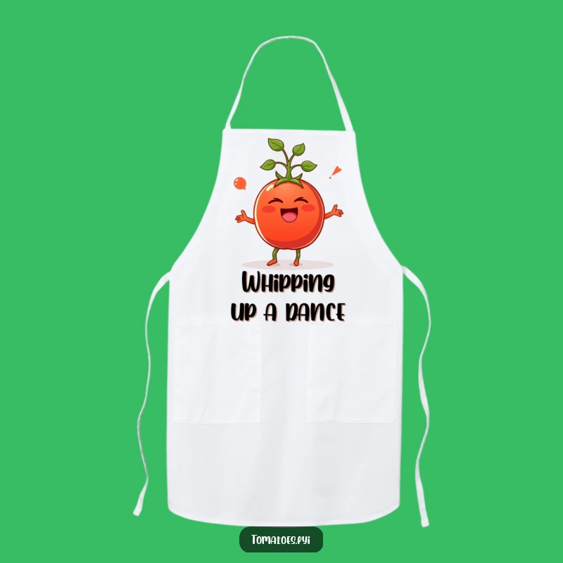 Funny Giggling Tomato Apron, Hilarious Kitchen Dance Wear and a Perfect Funny Gift