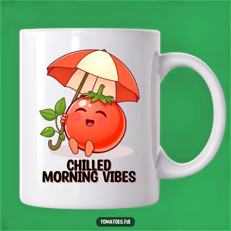 Funny Relaxing Tomato Mug: Hilarious Gift for Chilled Vibes