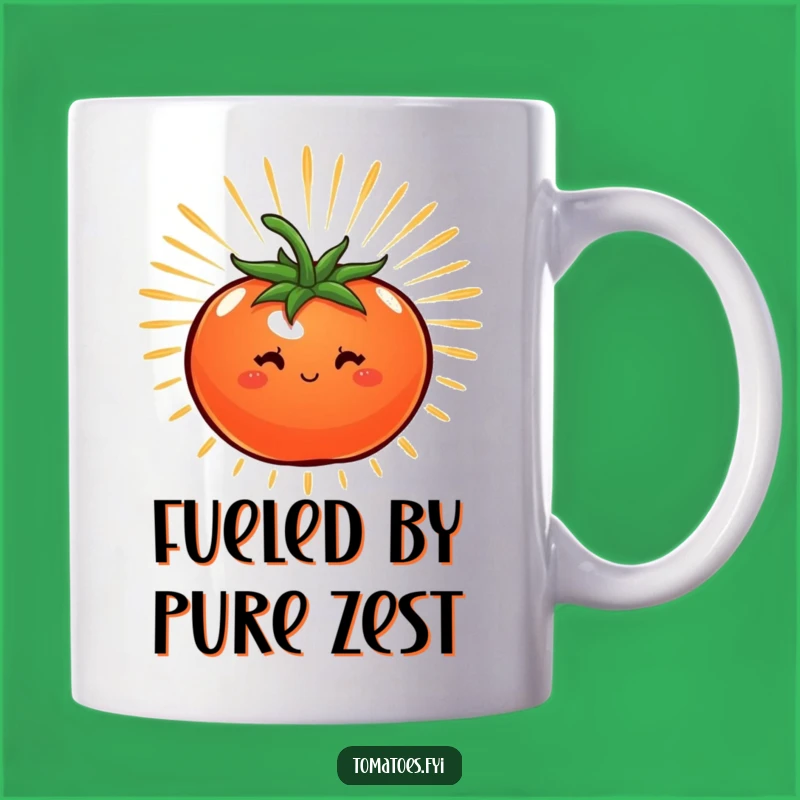 Funny Energetic Tomato Mug, Bursting with Humor and a Perfect Funny Gift