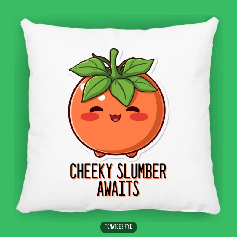 Funny Blushing Tomato Pillow: Cozy Comfort with a Rosy Hue