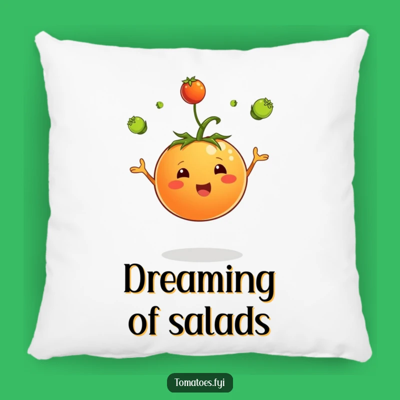 Funny Juggling Tomato Pillow - Cozy Comfort for Garden Lovers