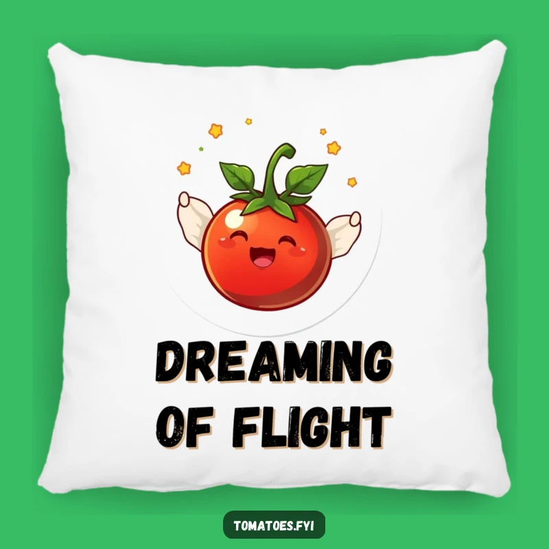 Funny Flying Tomato Pillow: Cozy Winged Cushion Gift