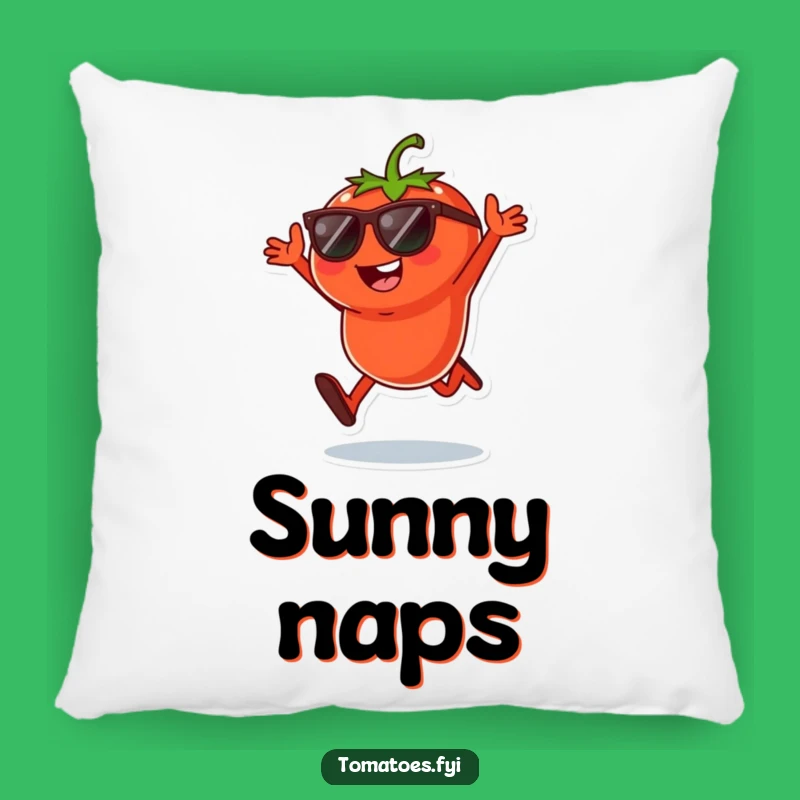 Funny Tomato Jump Pillow - Cozy Cool Veggie Cushion, Comfy & Playful Funny Gift