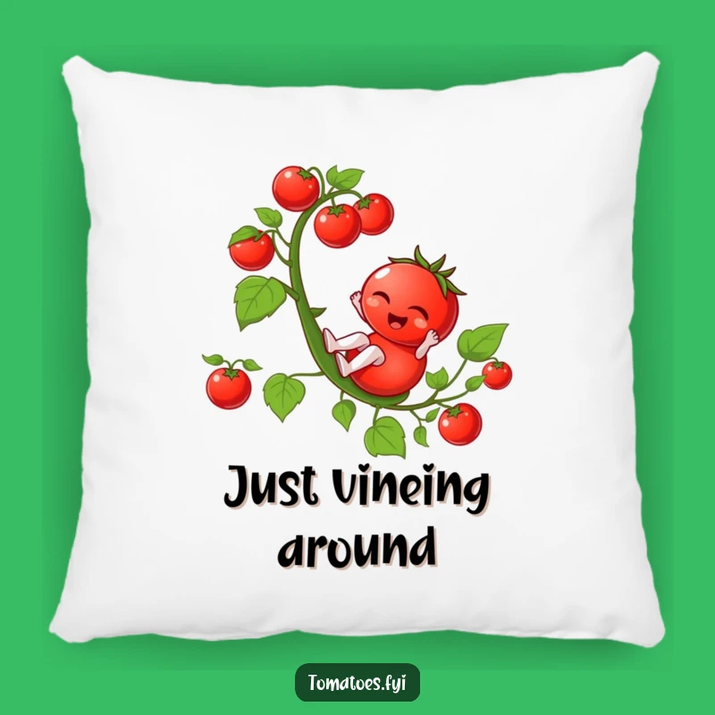 Funny Winking Tomato Pillow - Cozy Comfort & Playful Sliding Design