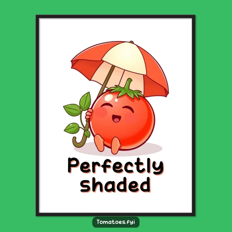 Funny Relaxing Tomato Digital Art: Instant Calm & Hilarious Decor