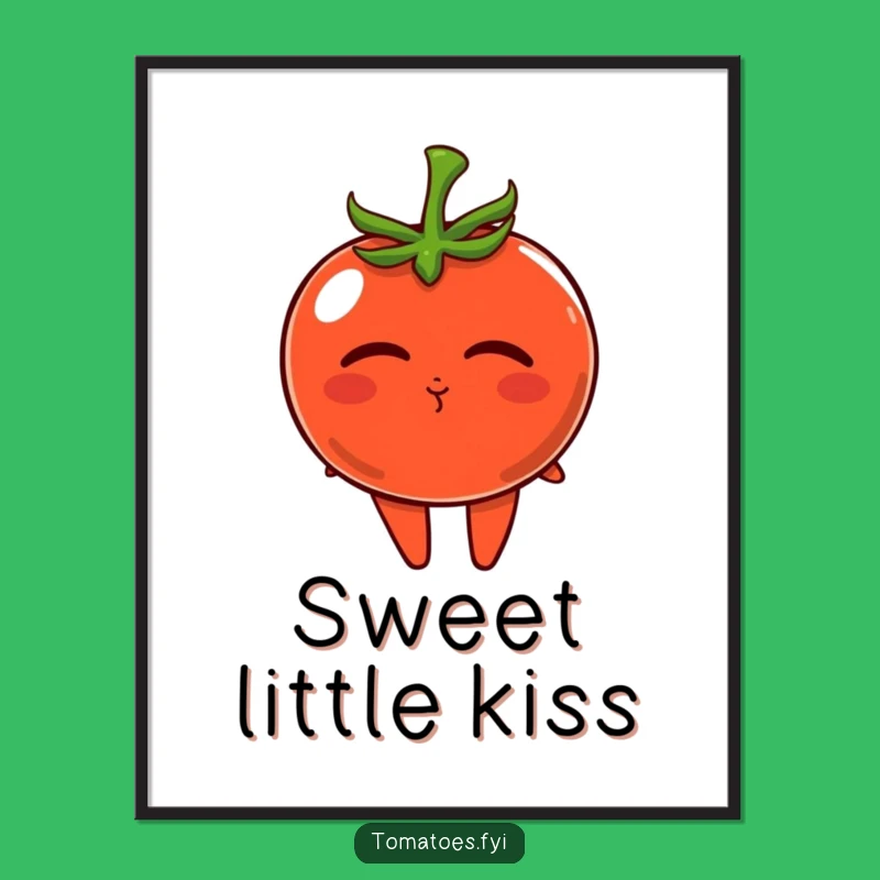 Funny Tomato Digital Art: Kissing Charms, Instant Love & Decor!