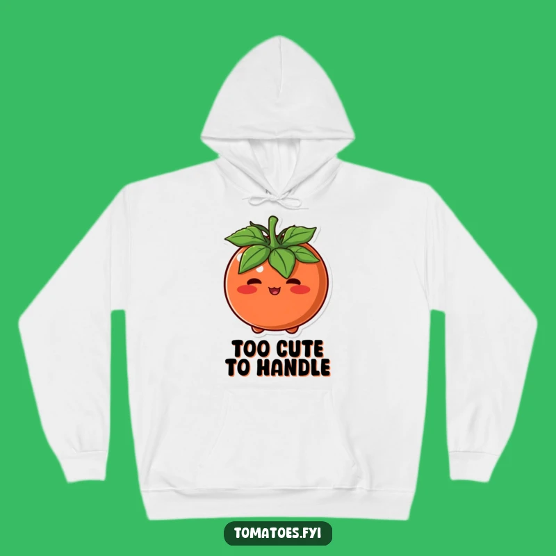 Funny Blushing Tomato Hoodie: Cozy Up with Adorable Embarrassment