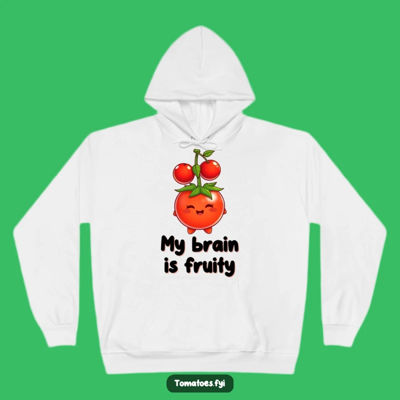 Funny Tomato Cherry Hat Hoodie - Cozy & Comical Fruit Wear, Ideal Funny Gift