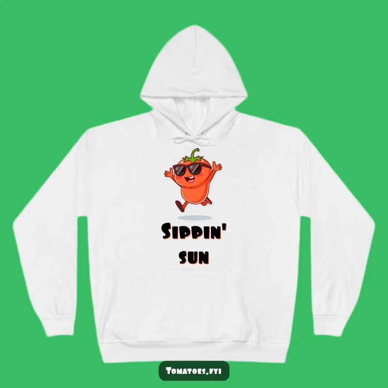 Funny Tomato Jump Hoodie - Cozy Cool Veggie Sweatshirt, Warm & Playful Funny Gift
