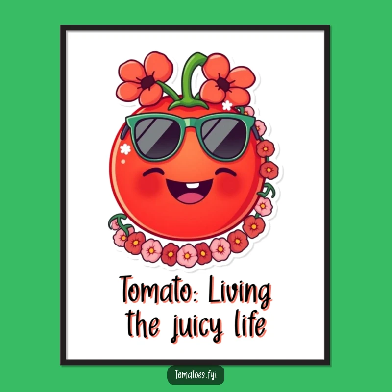 Free Printable Tomato Wall Art: Funny Cool Tomato Art, DIY Downloadable Decor