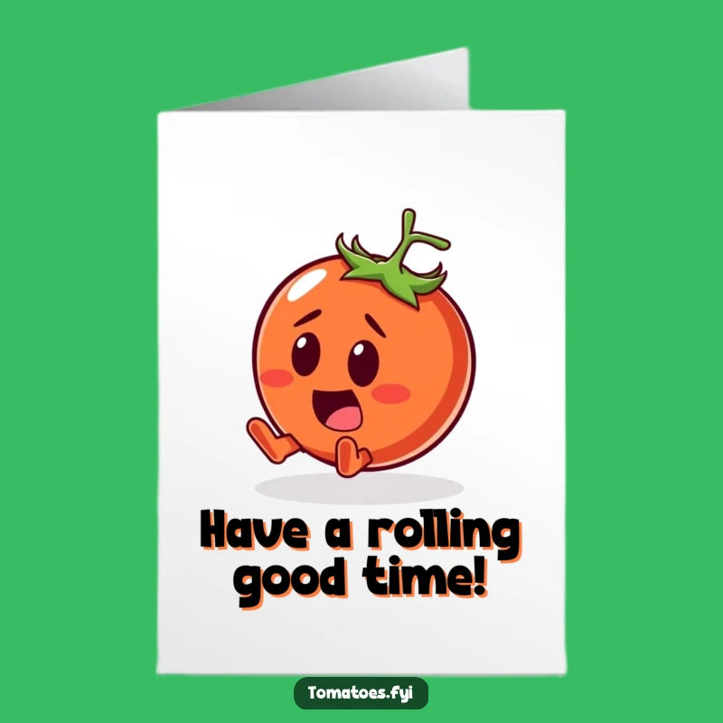Free Printable Birthday Card Funny Surprised Tomato - Birthday Tumbling Gift