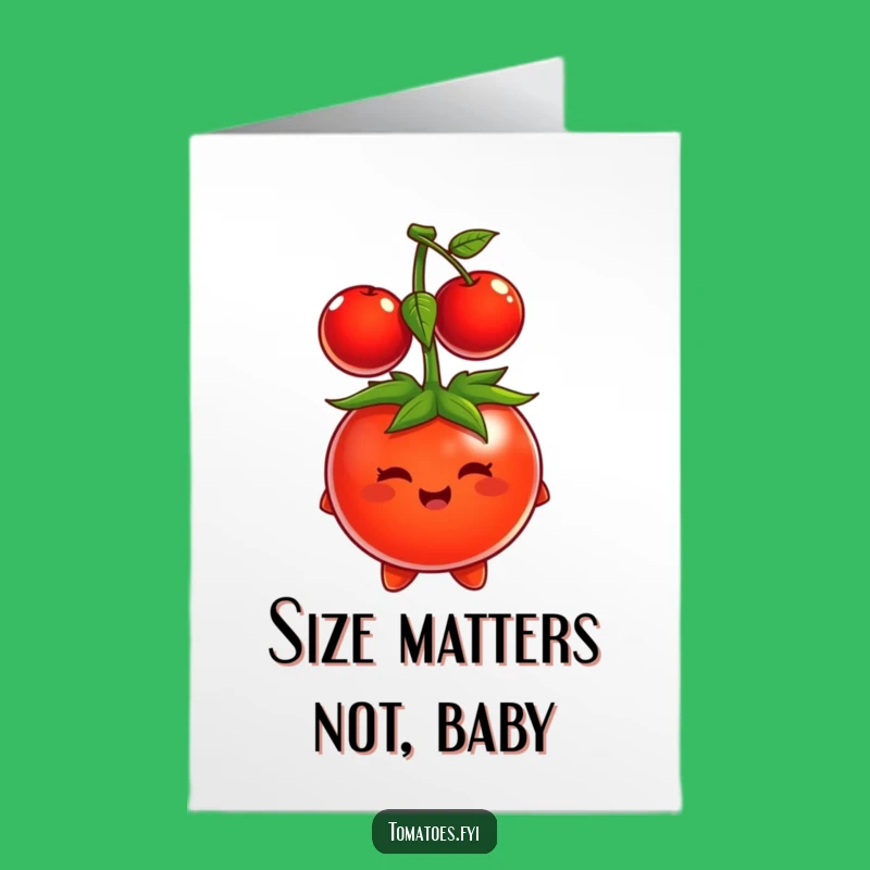 Funny Free Printable Birthday Card: Tomato Hat Mishap - Hilarious DIY Downloadable Gift