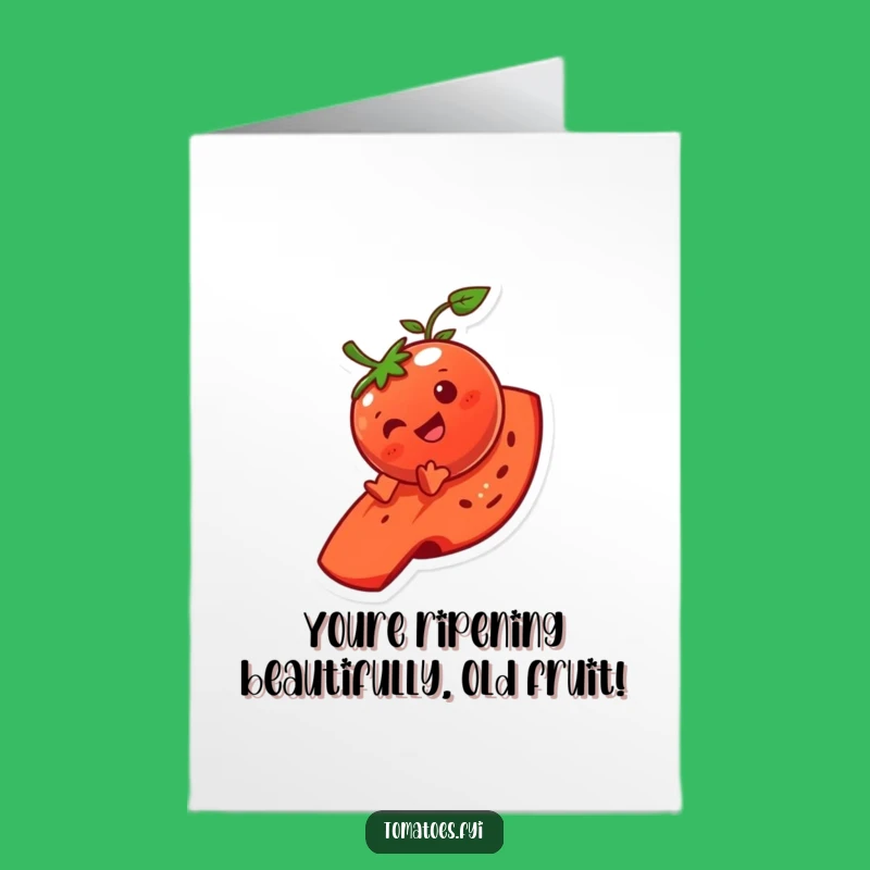 Free Printable Giggling Tomato Birthday Card - Hilarious DIY downloadable gift for laughs!