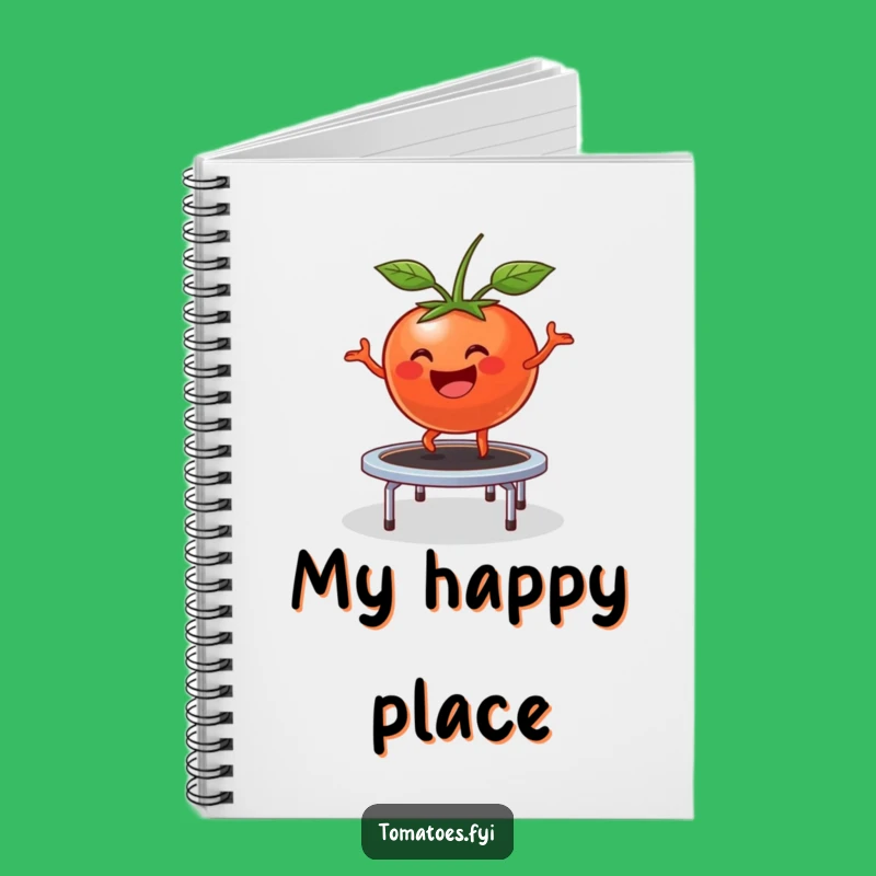 Funny Bouncing Tomato Notebook: Happy Trampoline Fun Journal