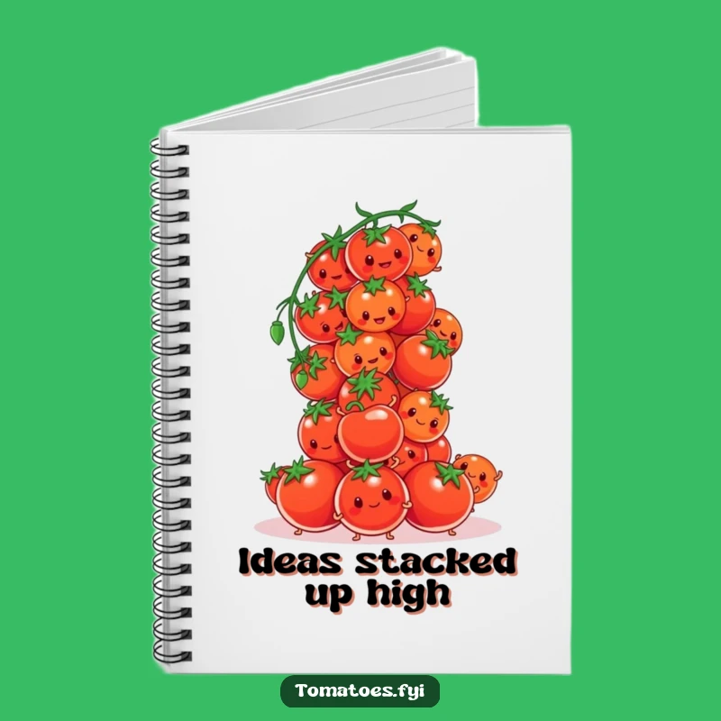 Funny Tomato Tower Notebook: Jot Down Plans with a Smile