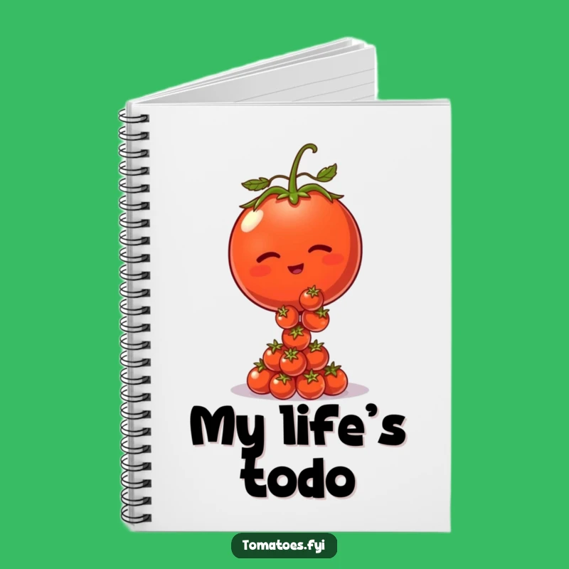 Funny Winking Tomato Notebook: Jot Down Ideas with Hilarious Produce Puns