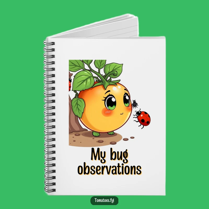 Funny Curious Tomato Notebook: Explorer Journal, Unique Gift!