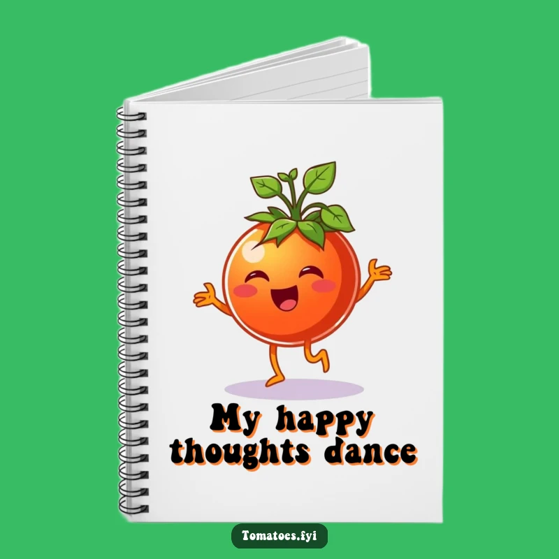 Funny Tomato Jig Notebook - Jot Down Joyful Thoughts