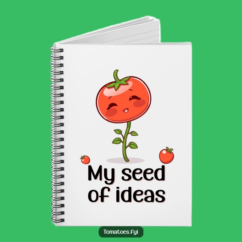 Funny Blushing Tomato Balance Notebook - Hilarious Veggie Journal for Notes & Ideas