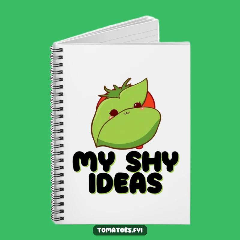 Funny Shy Tomato Notebook: Adorable and Humorous Journal for Introverts Who Love Veggies!