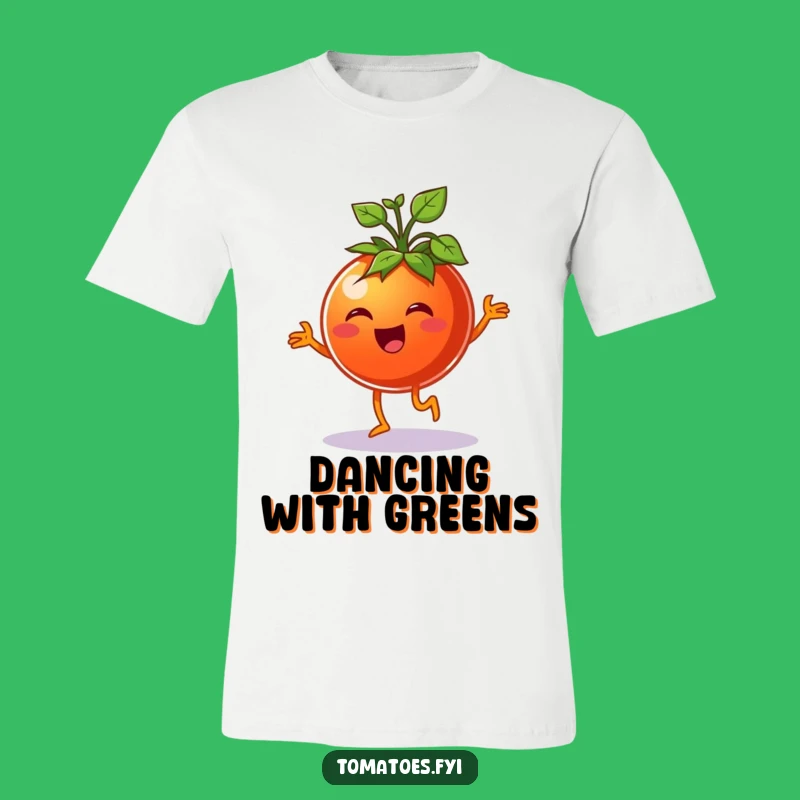 Funny Tomato Jig T-Shirt - Cheerful Veggie Dance Tee for Fun Lovers