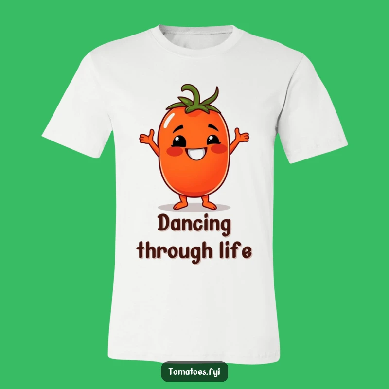 Funny Disco Tomato T-Shirt: Groovy & Hilarious Apparel for Dancers