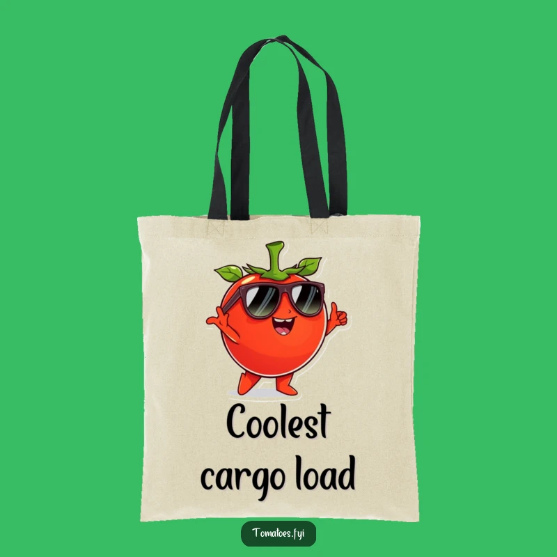 Funny Cool Tomato Tote Bag - Sunglasses Style for Everyday