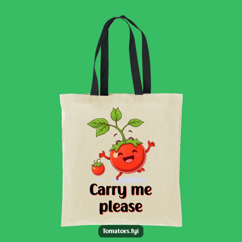 Funny Tomato Parent Tote: Hilarious Bag for Dads and Moms Bouncing Baby Taters!